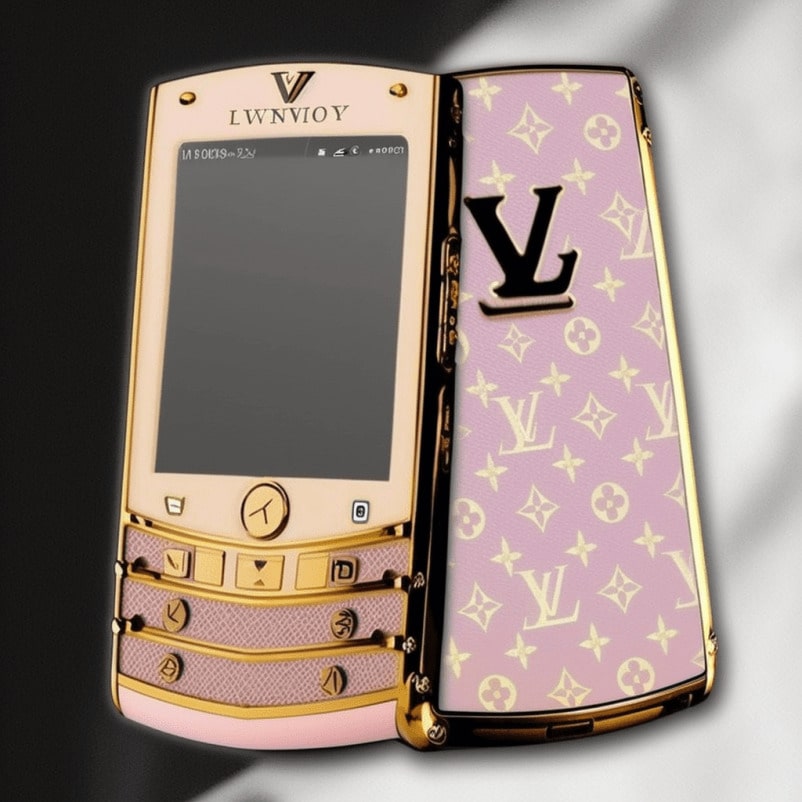 LV 2 Pink Louis Vuitton Mobile Phone 