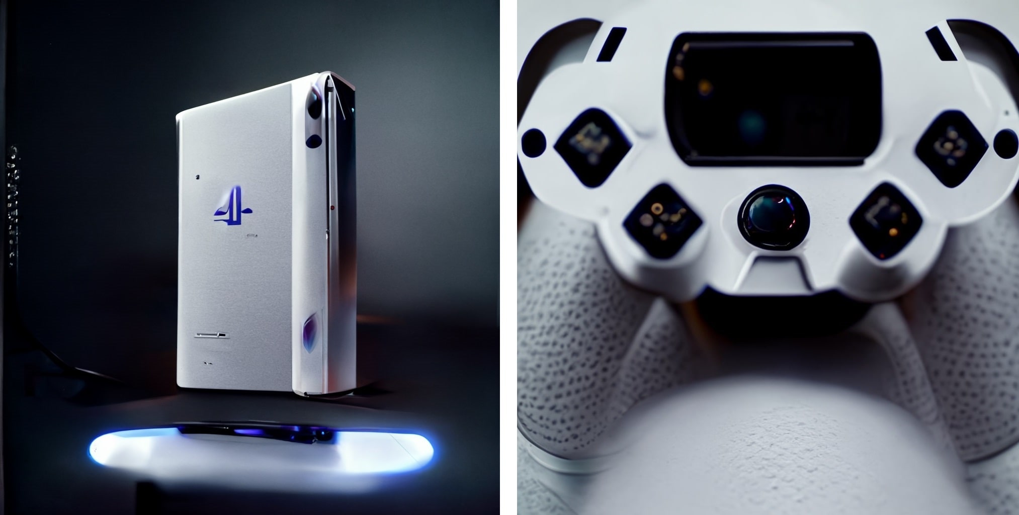 PS6 console and controller predicted by AI 