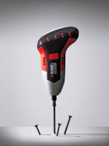 black and decker screwdriver and screws