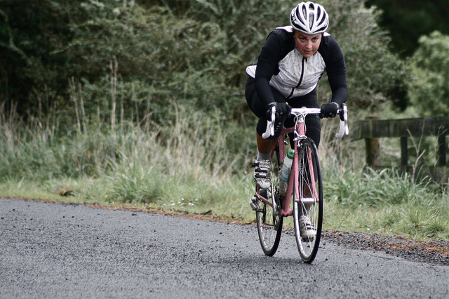 Woman Cycling